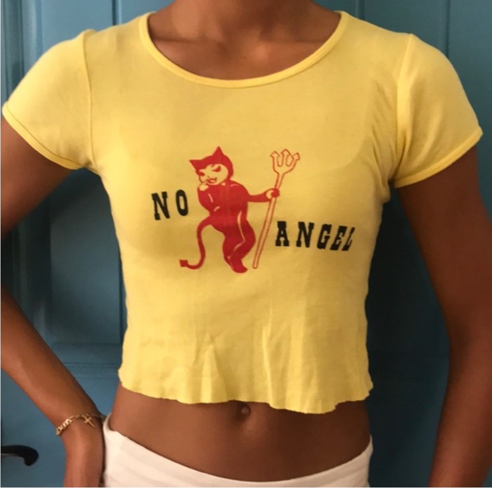 Urban outfitters No Angel baby tee size M